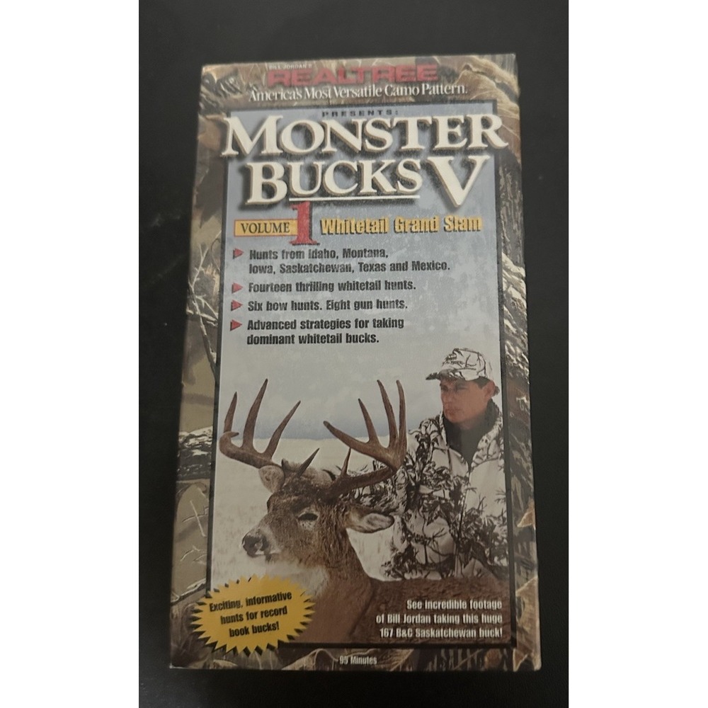 Monster Bucks 5 Volume 1 Whitetail Grand Slam. Realtree. New, Sealed